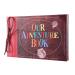 Pulaisen Scrapbook Photo Book 3D Letters Our Adventure Book Up Scrapbook - Photo Scrapbook Album for Christmas Valentines Gift Birthday Wedding Anniversary Present (3D Our Adventure Book)