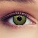Design lenses green colored contact lenses with strength for a natural effect 1 pair (2st) monthly lenses suitable for dark eyes + free container -3.75 "dimension green" -3.75 green