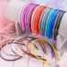 Duufin 30-Piece Colorful Plastic Headbands for Girls and Women - Thin Plain Headbands with Teeth - 0.8cm Width - Multicolored - Buy Online on GoSupps.com