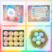 Bath Bombs  12pcs Spa Set Shower Bombs Rich in Natural Essential Oils  Sea Salt Skin Care Women's Gift for Valentine's Day  Mother's Day  Birthday  Thanksgiving  Christmas