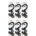 Nite Ize Figure 9 Carabiner Large Rope Tightener Aluminum Tie w/Biner (6-Pack)