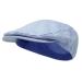 Borges & Scott The Sammy  Irish Linen Flat Cap Large Summer Blues