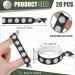 20 Pcs Volleyball Hair Ties and Bracelets - No Crease Ponytail Holders for Girls and Women | Volleyball Accessories for Players and Team Parties - Buy Online on GoSupps.com