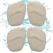 Ergonomic Midfoot Supports for Comfort | 2 Pairs Soft Insoles for Slippers Sneakers & Boots | Mingchengheng Apricot - Buy Online on GoSupps.com