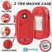 PracMedic Bags 2 Tier Insulin Cooler Travel Case - Red Carry Case for Epipen, Diabetic Supplies, Inhaler, Auvi-Q - First Aid Bag for Diabetes Medication - Buy Online on GoSupps.com
