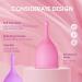 Large Menstrual Cups - 2 Sets Reusable Soft Cups for Heavy Flow - Medical Grade Silicone - USA Designed - Tampon & Pad Alternative (Pack of 2) - Buy Online on GoSupps.com