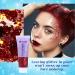 Buy Body Glitter Gel for Festivals - 50ml Red Glitter Liquid for Makeup DIY Nails & Lips | International Shipping - Buy Online on GoSupps.com