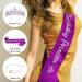 Chanaco Princess Crown Birthday Girl Sash Set | Purple Happy Birthday Decorations for Women - Ideal Princess Birthday Party Supplies & Gifts - Buy Online on GoSupps.com