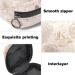 White Hydrangea Menstrual Cup & Pad Storage Pouch | Portable Feminine Menstruation Bag - Color 1 - Buy Online on GoSupps.com
