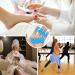 Silicone Toe Separators for Nail Varnish (2 Pairs Blue) - Perfect for Pedicures & Pain Relief | unel - Buy Online on GoSupps.com