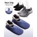 Geyoga 3 Pairs Winter Non-Slip Thermal Socks for Men - Black, Navy Blue, Dark Grey - Buy Online on GoSupps.com
