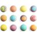 Tropical Fruit Bath Fizzies Set - 12 Large Vegan Fizzy Bath Bombs with Essential Oils, Shea Butter, and Coconut Oil - Moisturizing and Fruity Scents - 4.3 Ounce (Pack of 12) - Buy Online on GoSupps.com