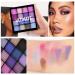 Boobeen 16-Color Matte and Glitter Eyeshadow Palette - Bright and Blendable for Dramatic Glamour Looks (Blue) - Buy Online on GoSupps.com