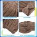 FRIUSATE Microfiber Hair Towel 2 Pack - Super Absorbent Turban Hair Drying Cap with Bow-Knot Shower Cap for Curly Long Thick Wet Hair - Coffee & Brown - Buy Online on GoSupps.com