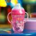 Nuby 2 Pack 9oz BPA-Free 360 2 Handle Cup - Pink Flower & Purple Owl Design - Buy Online on GoSupps.com