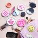 6 Pink Preppy Compact Mirrors for Purse - Double Sided Makeup Mirror - Travel Friendly - Buy Online on GoSupps.com