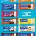 LUNA Gluten Free Snack Bars - Chocolate Dipped Coconut Flavor - 30 Count, 8g Protein, Non-GMO, Plant-Based Wholesome On the Go Snacking - Buy Online on GoSupps.com
