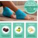 ZenToes Moisturizing Fuzzy Sleep Socks with Vitamin E, Olive Oil & Jojoba Seed Oil - Soften & Hydrate Dry Cracked Heels (Regular, Blue) - Buy Online on GoSupps.com
