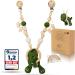 Ariaso Praise Chain - Dino Design Wooden & Cotton Crochet | Perfect Gift for Babies 0+ Months | Includes Gift Card - Buy Online on GoSupps.com