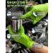 Nitrile Gloves 8 Mil Diamond Textured - Durable Puncture Resistant Industrial Grade Safety Work Food Safe Green Gloves Large 110 - Buy Online on GoSupps.com