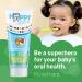 Happy Teeth Natural Baby Toothpaste - Fluoride-Free Pear Apple Flavor for Ages 0-3 | Safe to Swallow Toddler Toothpaste - 1.4 oz - Buy Online on GoSupps.com