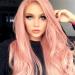 Buy Long Pink Curly Wigs for Women - Naturally Looking Full Wig with Ponytail for Daily Cosplay & Outdoor Use - Buy Online on GoSupps.com