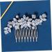 Ipetboom Hair Comb Bride Rhinestone Barrette Accessory Bridal Head Wedding - Buy Online on GoSupps.com