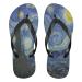 Mnsruu Artwork Galaxy Nebula Outer Space Cloud Flip Flops Flip Sandals Home Slippers Hotel Spa Bedroom Travel S for Men Women