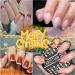 2000-Piece Self-Adhesive French Manicure Nail Art Stickers - DIY Decoration Stencil Tools with 3 White Half-Moon Designs - 45 Sheets - Buy Online on GoSupps.com