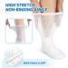 LIN Diabetic Socks for Men & Women | Non-Binding Circulatory Extra Wide Top | Edema Neuropathy Lymphedema Socks | Crew/Snow White | 13-15 (4 Pairs) - Buy Online on GoSupps.com