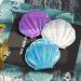 Framendino 4 Pack Portable Glitter Shell Makeup Mirrors - Double-Sided Compact Travel Mirrors for Women and Girls - Buy Online on GoSupps.com
