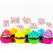 Sotpot 50th Birthday Cupcake Toppers 30 Pcs Rose Gold Glitter Fabulous/Cheers/Hello 50 Cupcake Picks Birthday Party Cupcake Decorations (6 Styles) Rose Gold 50th - Buy Online on GoSupps.com
