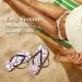 Mnsruu Watercolor Flowers Cherry Blossom Flip Flops - XXL for Men & Women | Home Hotel Spa & Travel Comfort - Buy Online on GoSupps.com