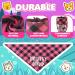 Amaxiu Dog Birthday Party Set - Bling Birthday Hat & Plaid Bandana for Small Medium & Large Dogs - Pink - Buy Online on GoSupps.com