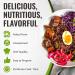 Pack of 3 x 400g Wild Rice Blend with Long Grain Brown Rice Chusei Calrose Rice Riceberry Rice Black Rice Kow Mun Red Jasmine Rice Non Gluten Non-GMO Kosher and Vegan - Floating Leaf - Buy Online on GoSupps.com