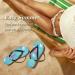 Mnsruu Paris Eiffel Tower Flip Flops | Multi-Colored Men & Women Sandals | Comfortable Home Slippers for Hotel Spa & Travel - Buy Online on GoSupps.com