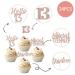 24 PCS Official Teenager Hello 13 Cupcake Toppers - Rose Gold 13th Birthday Cake Decorations - Buy Online on GoSupps.com