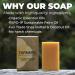 Turmeric Soap with Kojic Acid & Coconut Oil - Organic Vegan Soap for All Skin Types - Made in USA - Buy Online on GoSupps.com