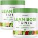 (2 Pack) Lean Body Tonic Powder Lean Body Tonic LeanBody Powder LeanBodyTonic Lean Body Powder Lean Body Tonic Powder Advanced Formula Lean Body Powder All Natural 60 Servings for 2 Months