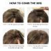 SEVENCOLORS Short Hair Wig with Bangs - Dark Brown Mixed Blonde Pixie Cut for Women | Synthetic Straight Fiber Wig - Buy Online on GoSupps.com