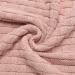 Mimixiong Baby Blanket - Soft 100% Cotton Knit Swaddle for Newborn Boys Girls - Pink Waffle - 100 x 80cm - Buy Online on GoSupps.com