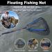 PLUSINNO Fishing Net Fish Landing Net  Foldable Collapsible Telescopic Pole Handle  Durable Nylon Material Mesh  Safe Fish Catching or Releasing Floating Net Telescopic Handle/35"Full - Buy Online on GoSupps.com