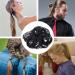 100 Pieces Black Hair Ties - Metal-Free Small Elastic Ponytail Holders for Girls Women & Men | Premium Hair Accessories - Buy Online on GoSupps.com