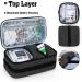 Curmio Double Layer Insulin Travel Bag - Cooling Bag for Diabetics | Isolated Insulin & Accessories Carrier (Black) - Buy Online on GoSupps.com