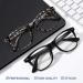 MEETSUN Blue Light Blocking Glasses 2 Pack - Anti Eyestrain Computer Gaming Eyeglasses for Men Women - Lightweight TR90 Frame - Retro Classic Design (Black & Grey Leopard Frames) - Buy Online on GoSupps.com