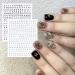 10 Sheets Glitter English Alphabet Nail Decals Letter Nail Art Stickers Small Letter Nail Art Design Stickers Self-Adhesive Letter Nail Stickers for DIY Nail Decoration(5 Colors) - Buy Online on GoSupps.com