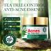 Tea Tree Acne Cream 50g - Spot Cream for Acne & Pimple - Dark Spot Remover for Face - Blackhead Remover Cream - Skin Care Face Cream for Women - Oil Control Soothing and Moisturizing Pimple Cream - Buy Online on GoSupps.com