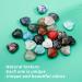Haoyuluo 24-Piece Natural Heart Healing Crystals Set | 20mm Peach Heart Stones | Lucky Birthday Gift & Home Decoration - Buy Online on GoSupps.com