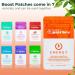 Plant-Based Boost Energy Patches with Yerba Mate, Green Tea, Coffee & Ginseng Extract - 4 Pack | Non-Toxic Latex-Free Adhesive | Made in USA - Buy Online on GoSupps.com