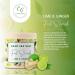 CalmGenix Lime & Ginger Foot Scrub with Dead Sea Salts | Exfoliating Spa Scrub for Hard Skin & Cracked Heels | Natural Moisturizing Pedicure Scrub - 460g - Buy Online on GoSupps.com